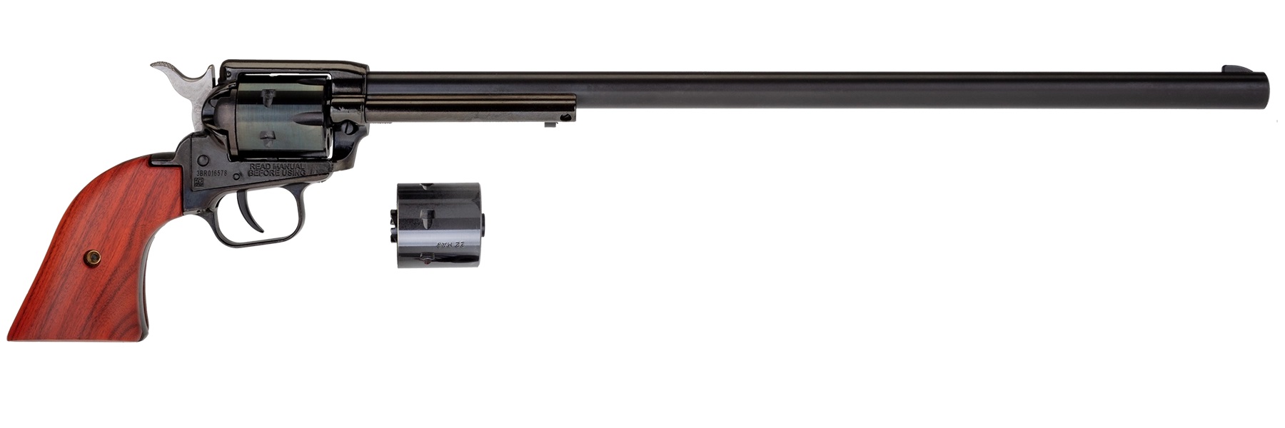 Heritage Rough Rider .22 LR/.22 Magnum Revolver, 16-Inch Barrel, Blue