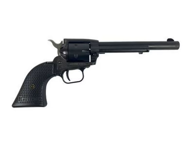 Heritage Rough Rider Revolver, .22 LR/.22 Mag, 6.5-Inch Barrel, Black Steel, 6-Shot