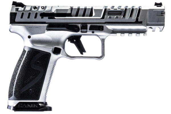 Canik SFX Rival-S Pistol, 9mm, 5-Inch, Chrome, 18-Round