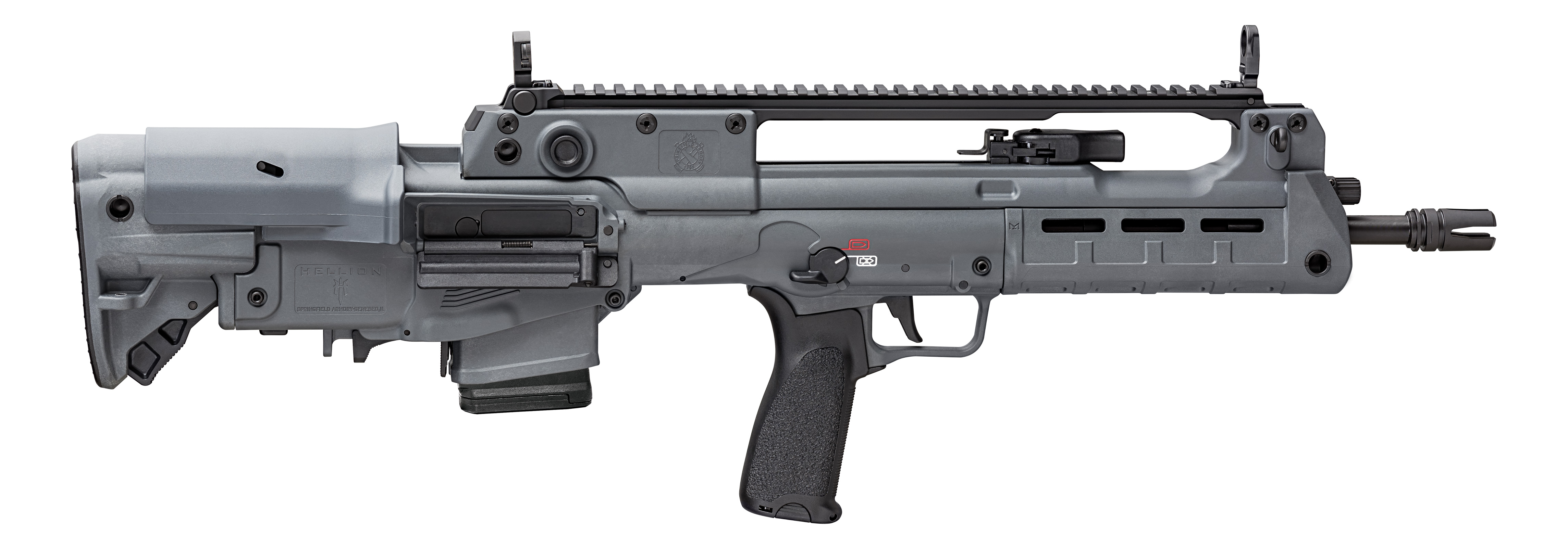 Springfield Armory Hellion Bullpup Rifle, 5.56 NATO, Gray, 16-Inch, 10+1