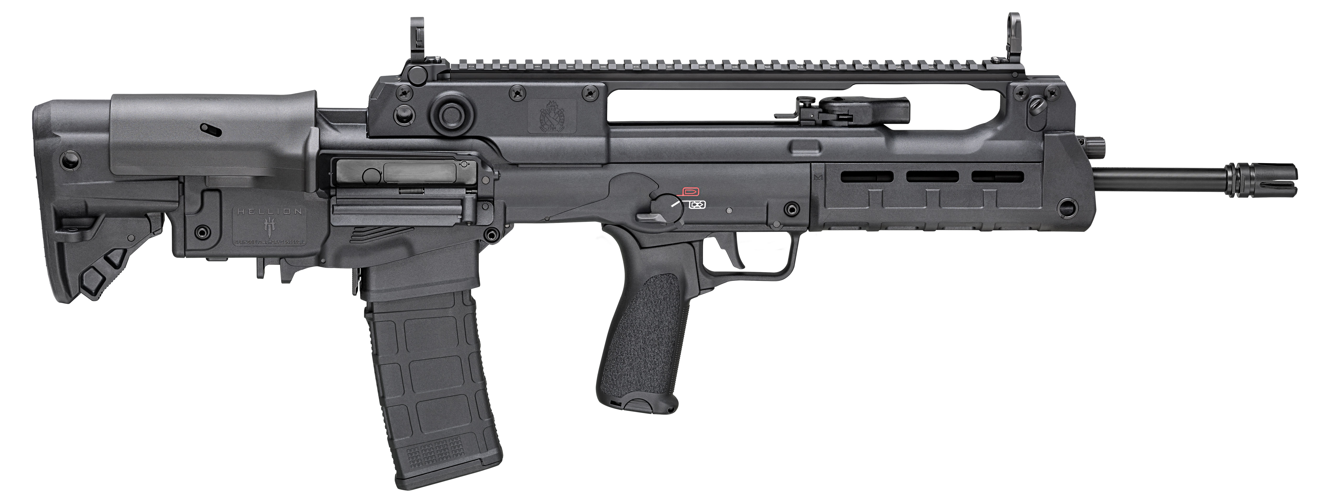 Springfield Armory Hellion Bullpup Rifle, 5.56 NATO, Black, 18-Inch, 30+1