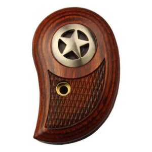 Bond Arms Rosewood Handgun Grips with Silver Star Inlay