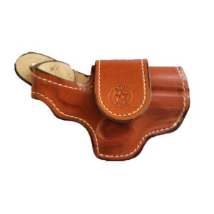 Bond Arms Leather Driving Holster for 3.5-Inch Derringers, Tan with White Stitching