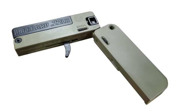 Trailblazer LifeCard .22 LR Single-Shot Pistol, Bazooka Grey
