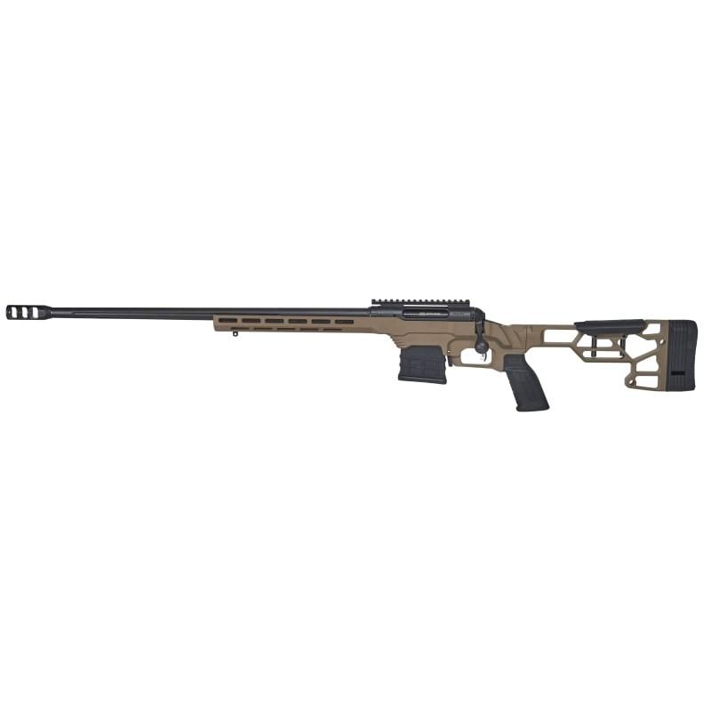 Savage 110 Precision Left-Hand Rifle, 6.5 Creedmoor, FDE 24-inch