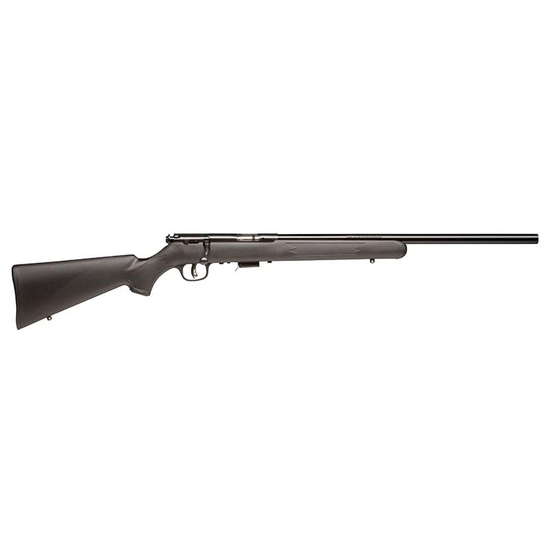 Savage 93R17 FV Rifle, .17 HMR, Heavy Barrel, 21-Inch, Black Synthetic, 5-Round