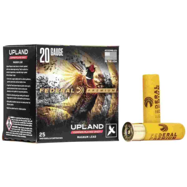 Federal Wing-Shok Magnum 20 Gauge 3-Inch 1 1/4 oz #6 Shot, 25-Round Box