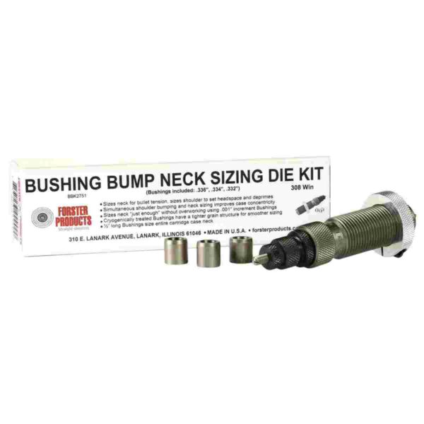 Forster Bushing Bump Kit - 6mm Creedmoor