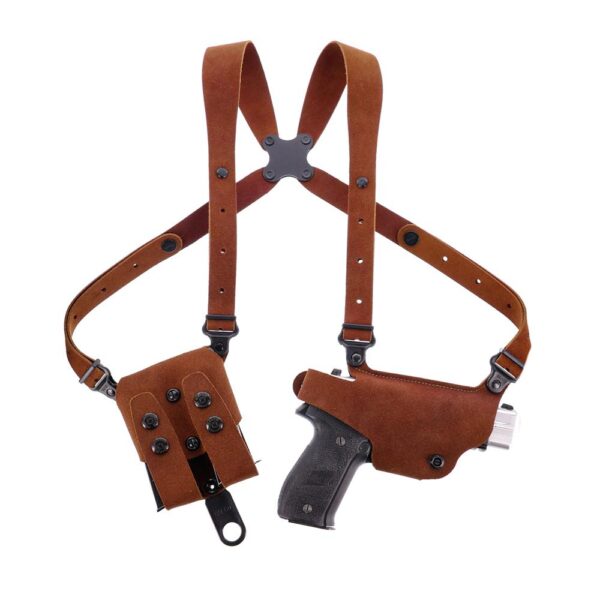 Galco Classic Lite 2.0 Shoulder Holster System for S&W M&P Shield, Natural Steerhide