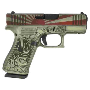 Glock 43X Custom Pistol, 9mm, Rising Sun Bushido Edition, 10-Round