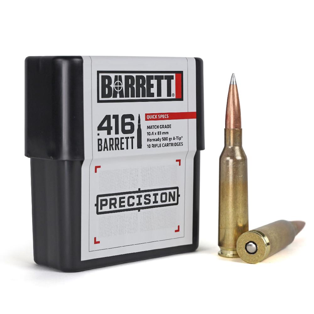 https3A2F2Fmedia.chattanoogashooting.com2Fimages2Fproduct2FGX416332FGX41633 1.jpg Barrett Precision Rifle ammunition .416 Barrett 500 gr PT 2850 fps 10/rd