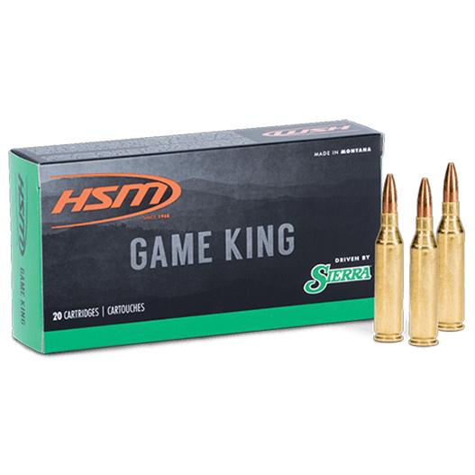 https3A2F2Fmedia.chattanoogashooting.com2Fimages2Fproduct2FHEHSM6REM4N2FHEHSM6REM4N.jpg HSM GameKing Rifle Ammunition 6mm Rem100gr SP 20/ct