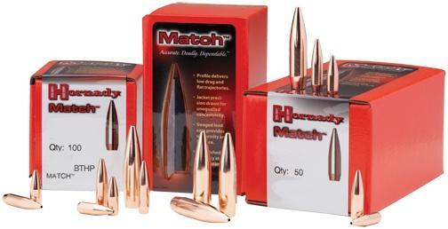 Hornady Match Bullets, .22 Caliber 75gr BTHP, 600ct