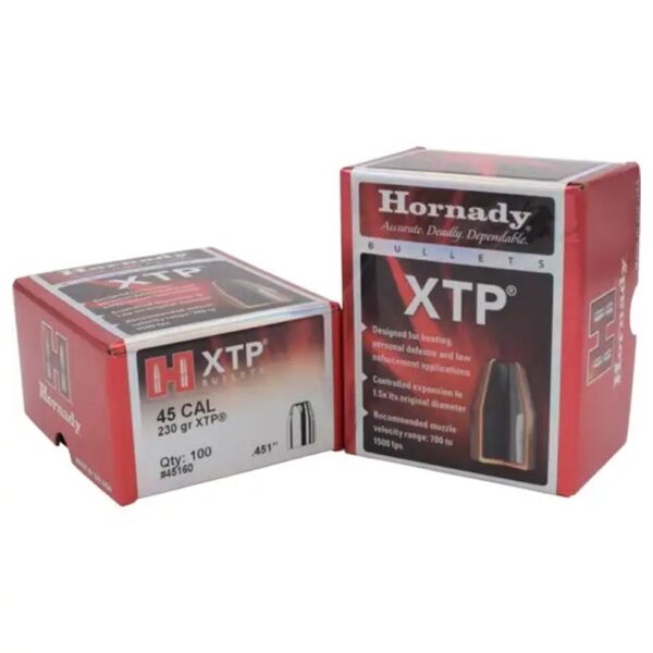 Hornady XTP .451 45 Caliber 230gr Handgun Bullets