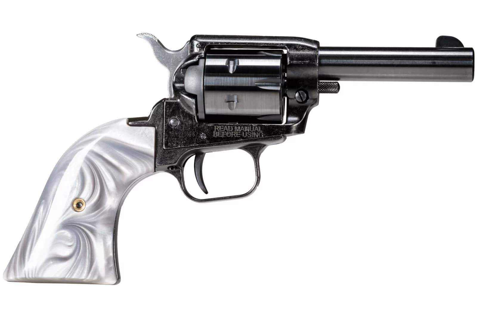 Heritage Barkeep .22 LR Revolver, 3.6-Inch Barrel, Grey Pearl, 6-Shot
