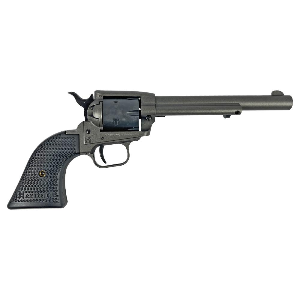 Heritage Rough Rider Steel Frame Revolver, .22 LR, 6.5-Inch Barrel, Tungsten Cerakote