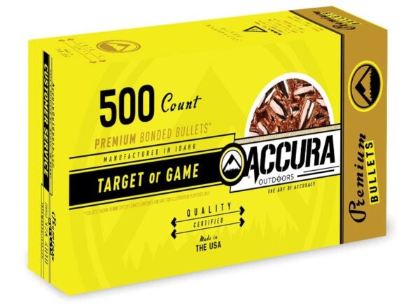 Accura Premium Powerbond Bullets, .45 Caliber 200gr Round Nose