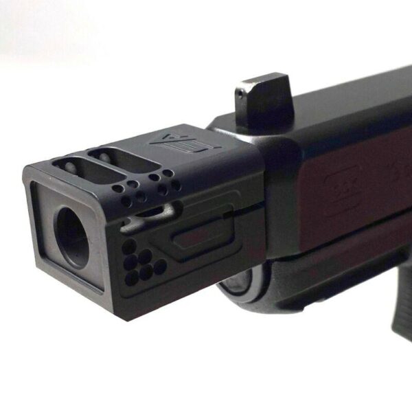 Sylvan Arms 9mm Glock Titanium Compensator - 1/2x28