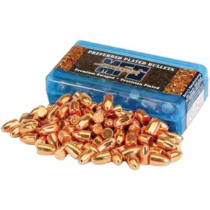 Berry's Preferred Plated .380 ACP 100gr Hollow-Base Round Nose Bullets, 1000/ct