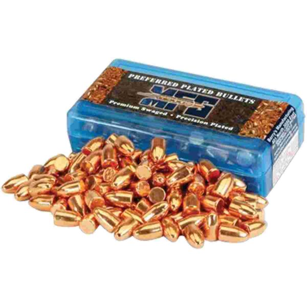 Berry's Preferred Plated .380 ACP 100gr Hollow-Base Round Nose Bullets, 1000/ct