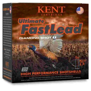 Kent Ultimate Fast Lead Shotshells 12 ga 2-3/4" 1-1/4oz 1345 fps #5 25/ct