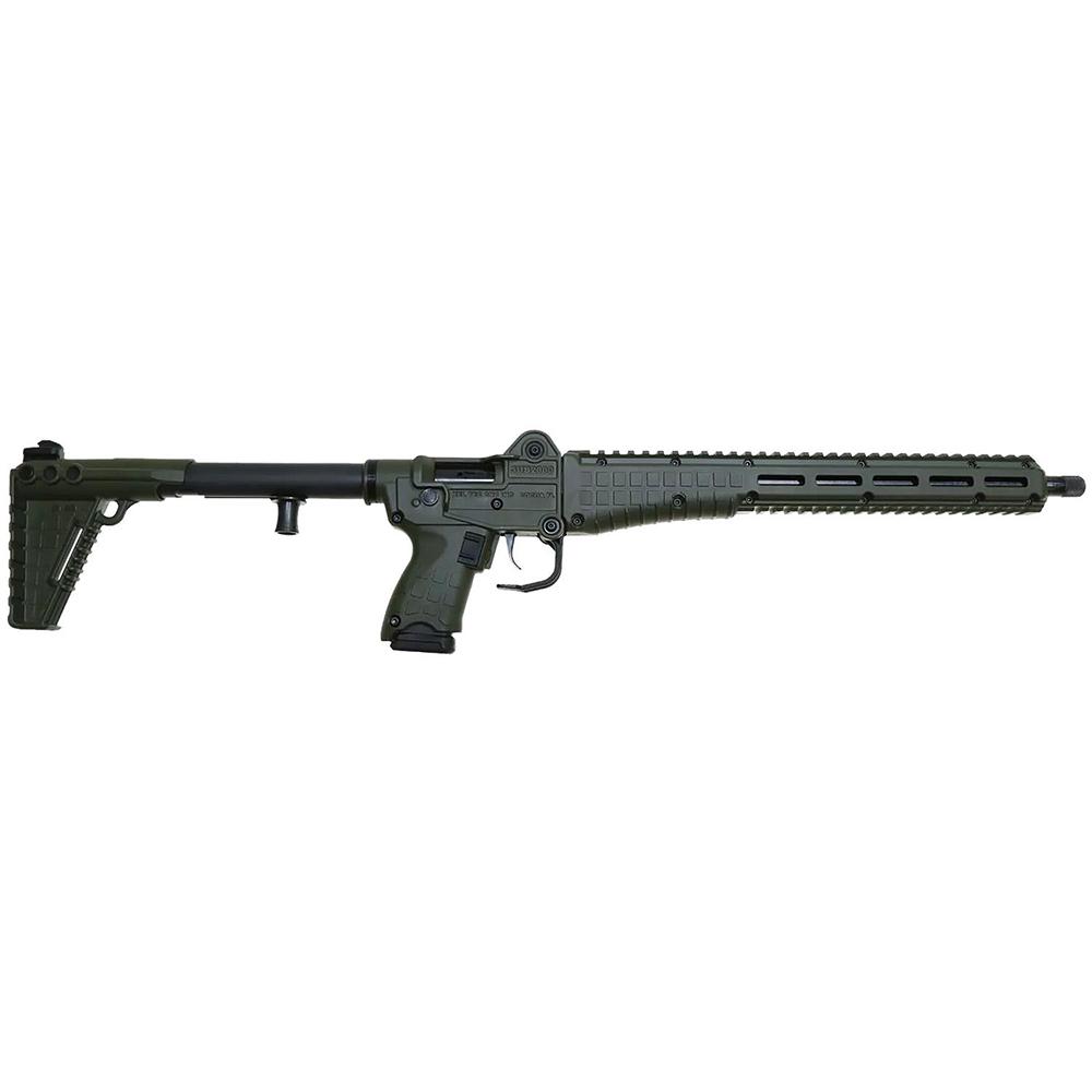 KelTec Sub2000 Gen 3 Rifle, 9mm, 16.15-Inch, Green, 10-Round