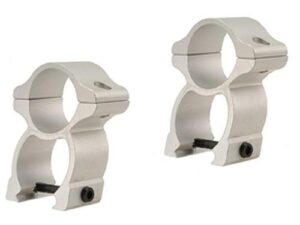 Leupold Rifleman 1-inch High Detachable See-Thru Scope Rings, Silver, Weaver-style