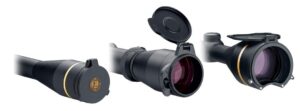 Leupold Alumina Flip-Back Lens Cover Kit for 40mm objective and standard eyepiece, matte black
