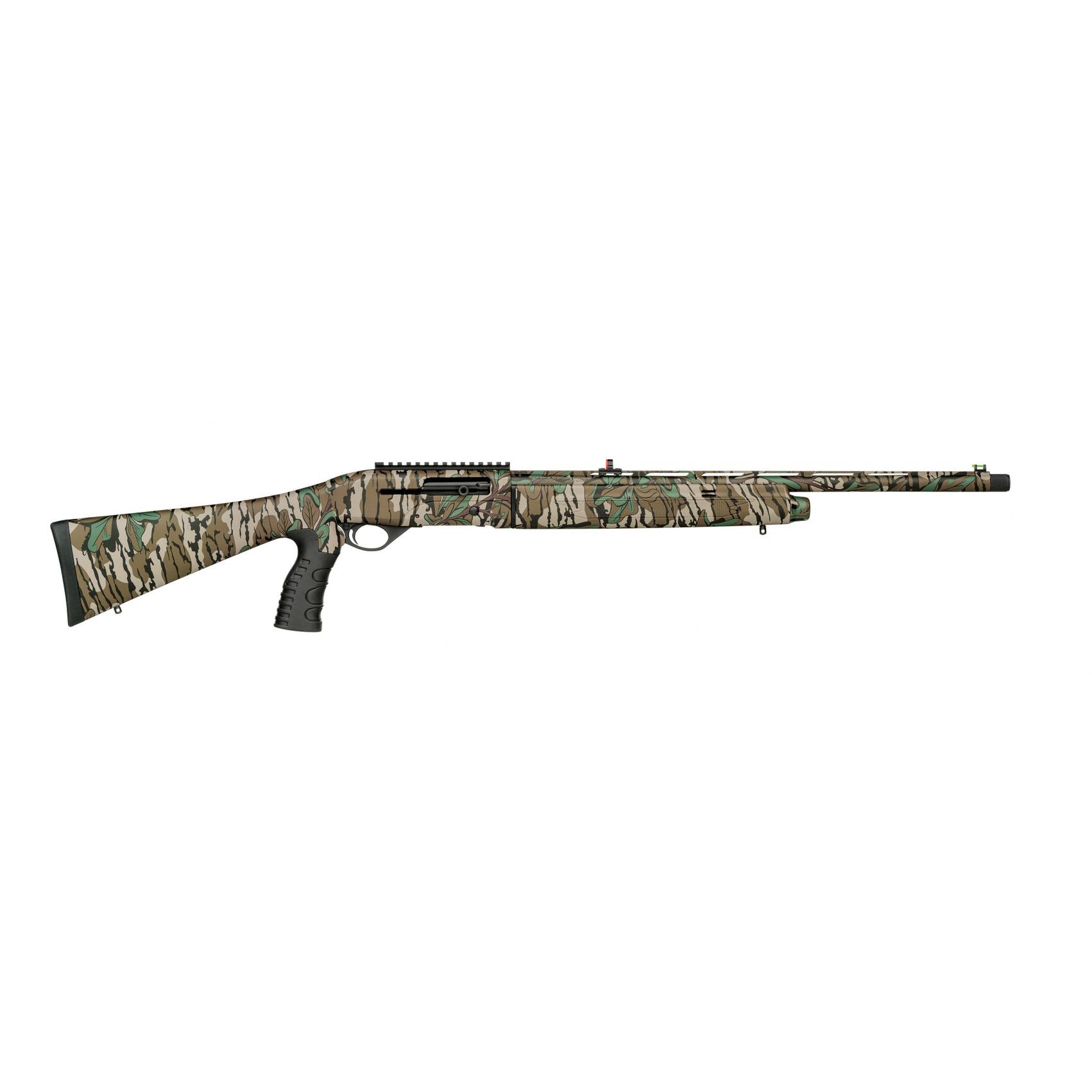 Mossberg SA-20 Tactical Turkey Semi-Auto Shotgun, Pistol Grip, Mossy Oak Greenleaf, 4-Round
