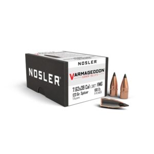 Nosler Varmageddon Rifle Bullets, 7.62x39 .310-inch 123gr FB Tipped