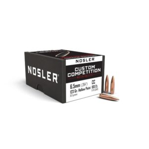 Nosler Custom Competition 6.5mm 123gr HPBT Bullets