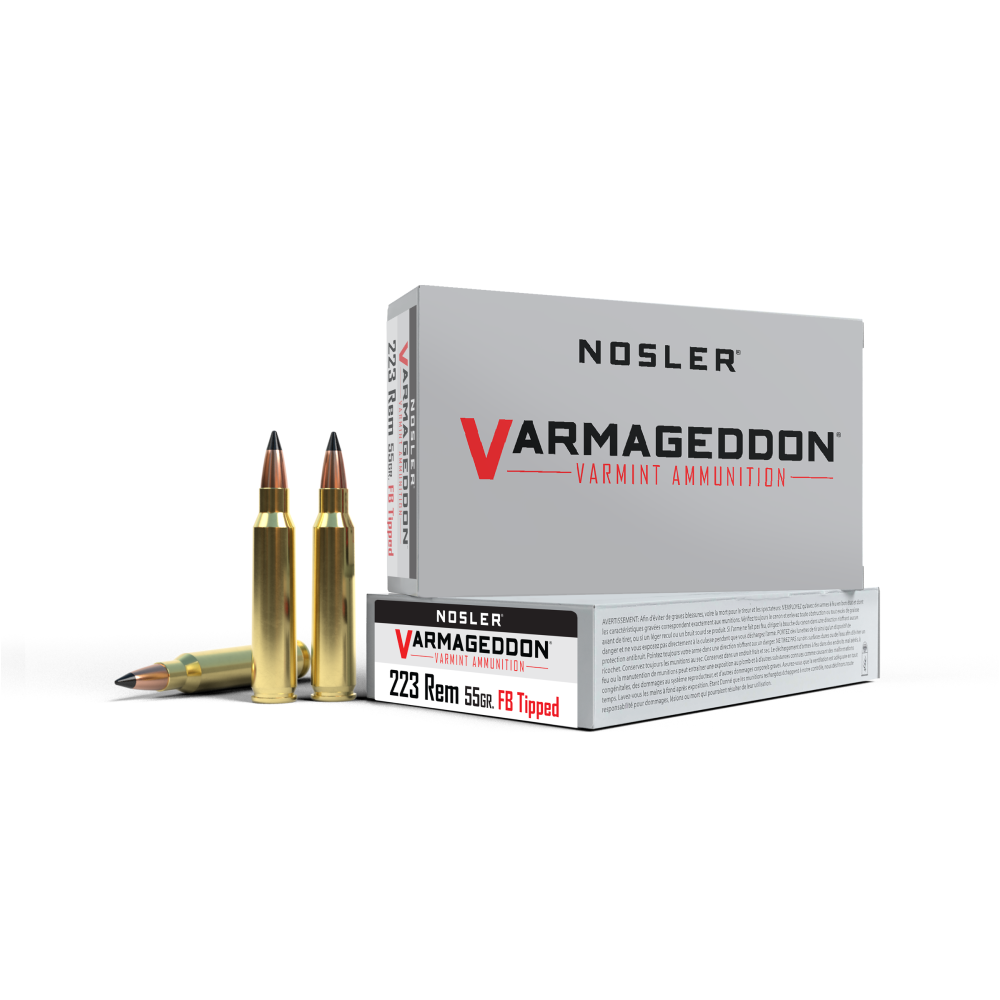 Nosler Varmageddon .223 Remington/5.56 NATO 55gr Tipped, 20-Round Box