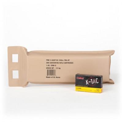 https3A2F2Fmedia.chattanoogashooting.com2Fimages2Fproduct2FPM556XBP2FPM556XBP.jpg PMC X-Tac Battle Pack Rifle Ammunition 5.56mm 55 gr FMJ 3120 fps 200ct