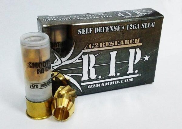 G2 Research R.I.P. 12 Gauge 2.75-Inch Fragmenting Slug Shotshell, 5-Round Box