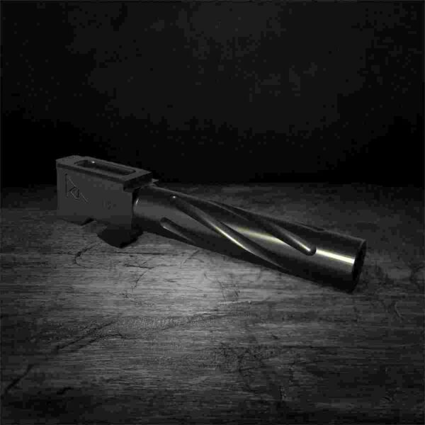 Rival Arms Match-Grade Barrel, 9mm, Fits Glock 19 Gen3/4, Black