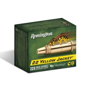 Remington Yellow Jacket 22 LR 33gr Plated Truncated Cone Hollow Point, 225 Rounds