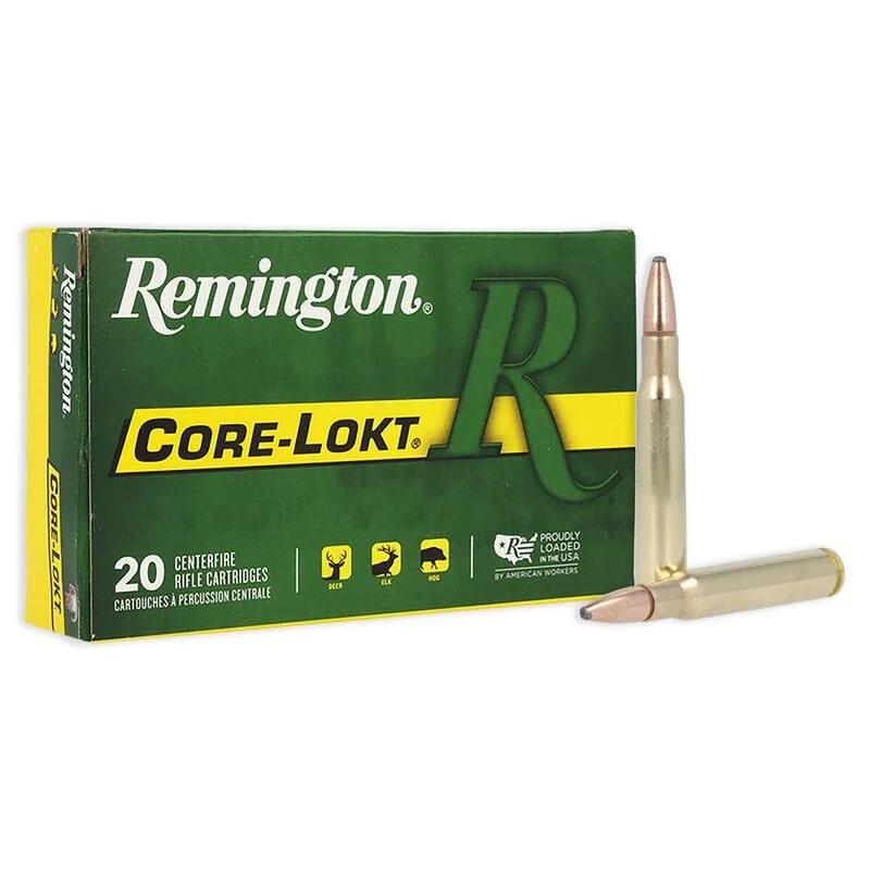 Remington Rifle Ammunition .30-06 Springfield 125gr Pointed Soft Point Ammunition, 20-Round Box