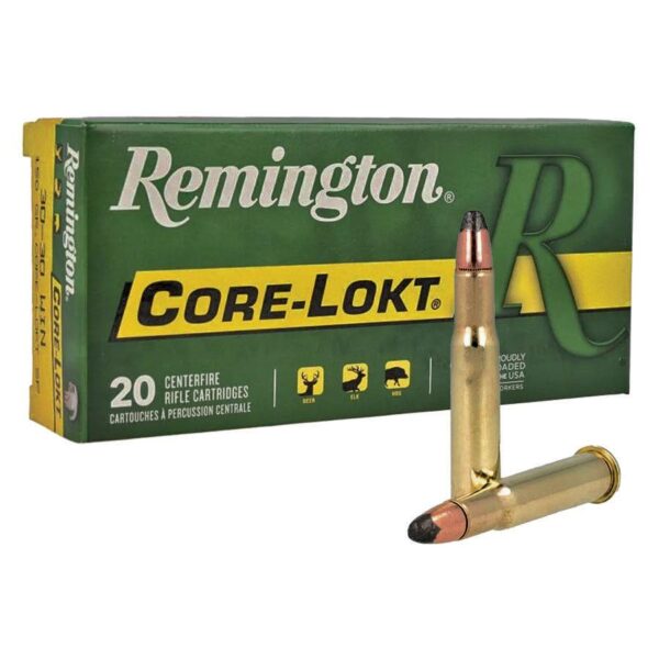 Remington Core-Lokt .30-30 Winchester 150gr SP Ammunition, 20-Round Box