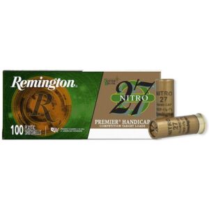 Remington Nitro 27 Target 12 Gauge 2-3/4-Inch 1 1/8 oz No. 8 Shot, 100-Round Box