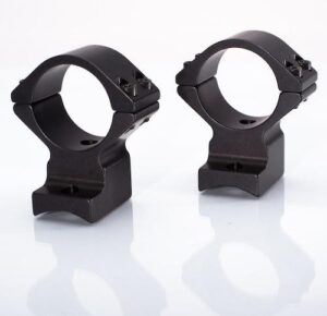 Talley Lightweight Alloy Scope Mount Combo Remington 700-721-722-725-40X 30mm Med LA 20MOA - Black Anodized