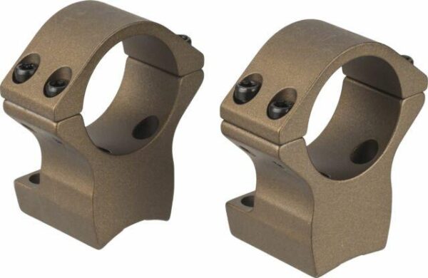 Talley Lightweight Alloy Scope Mount Combo Browning X-Bolt 1" Med - Hell's Canyon Bronze