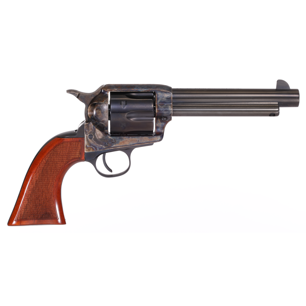 Taylor's & Company Gunfighter Defender Revolver, .45 Colt, 5.5-Inch, Black/Walnut