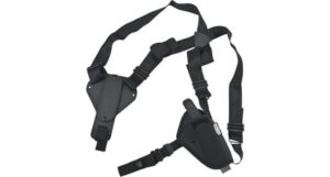 Uncle Mike's Plain Black Nylon Shoulder Holster 8700 AM#0