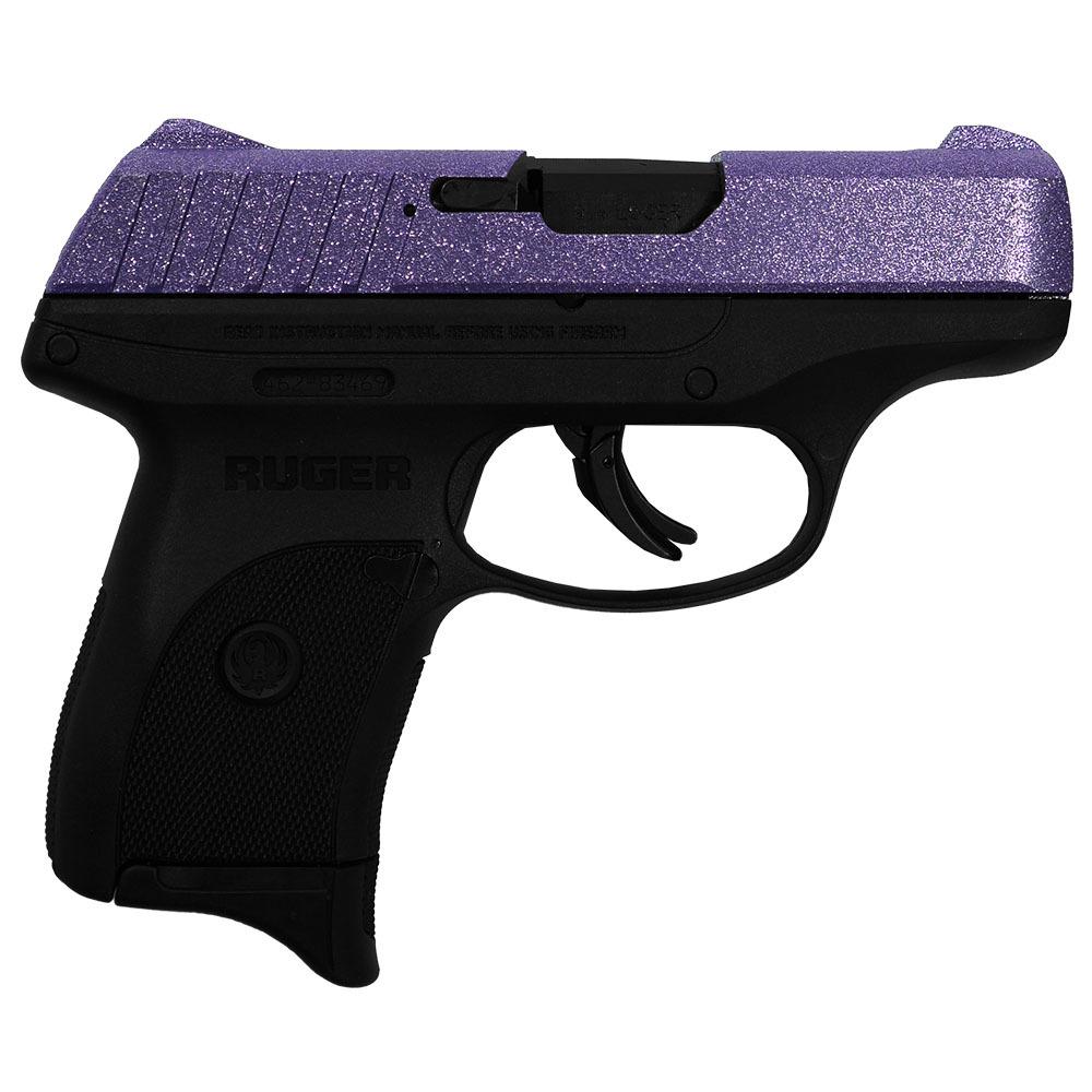 https3A2F2Fmedia.chattanoogashooting.com2Fimages2Fproduct2FUR3283SP2FUR3283SP 1.jpg Ruger EC9s Exclusive Purple Sparkle Handgun 9mm Luger 7rd Magazine 3.12" Barrel