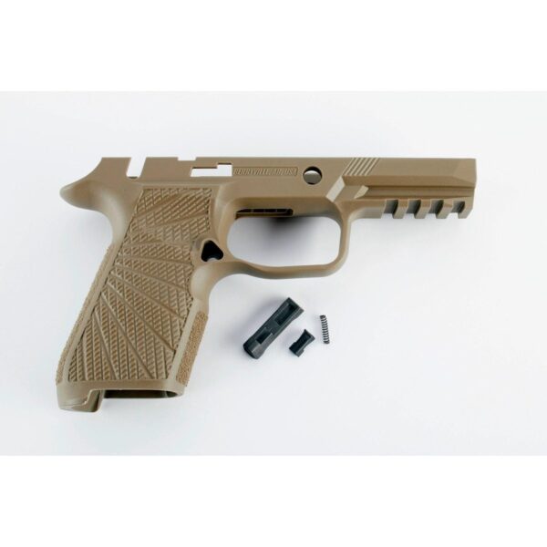 Wilson Combat P320 Compact Grip Module, Manual Safety, Tan