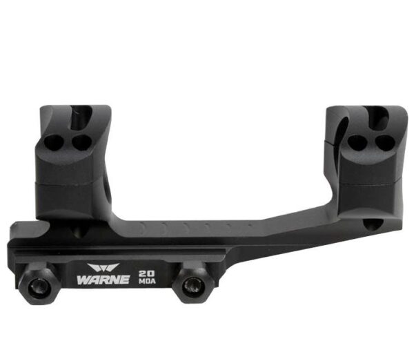 Warne Tactical LR-SKEL Long-Range MSR Precision Mount - 30mm, Black, 20 MOA