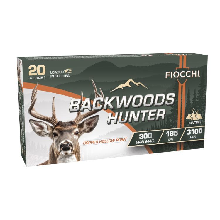 https3A2F2Fmedia.chattanoogashooting.com2Fimages2Fproduct2FXN300WMBHC2FXN300WMBHC1.jpg Fiocchi Backwoods Hunter Rifle Hunter .300 Win Mag 165gr CHP 3100 fps 20/ct