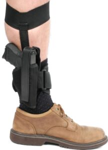 Blackhawk Ankle Holster for Med/Large Autos 3.25-3.75in, Black RH