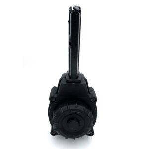 ProMag 55-Round Drum Magazine for FN Five-seveN USG - 5.7x28mm, Black Polymer