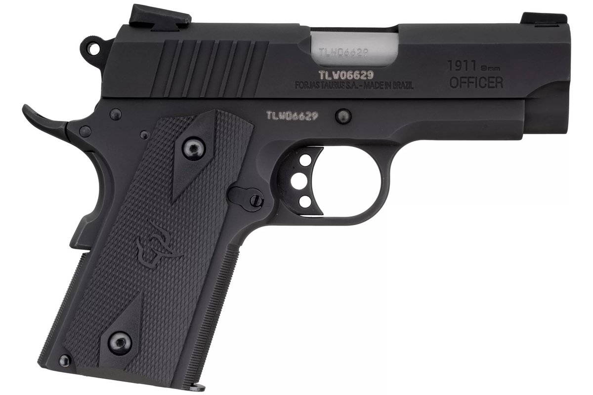 Taurus 1911 Officer Pistol, 9mm, Compact, 3.5-Inch, 8-Round